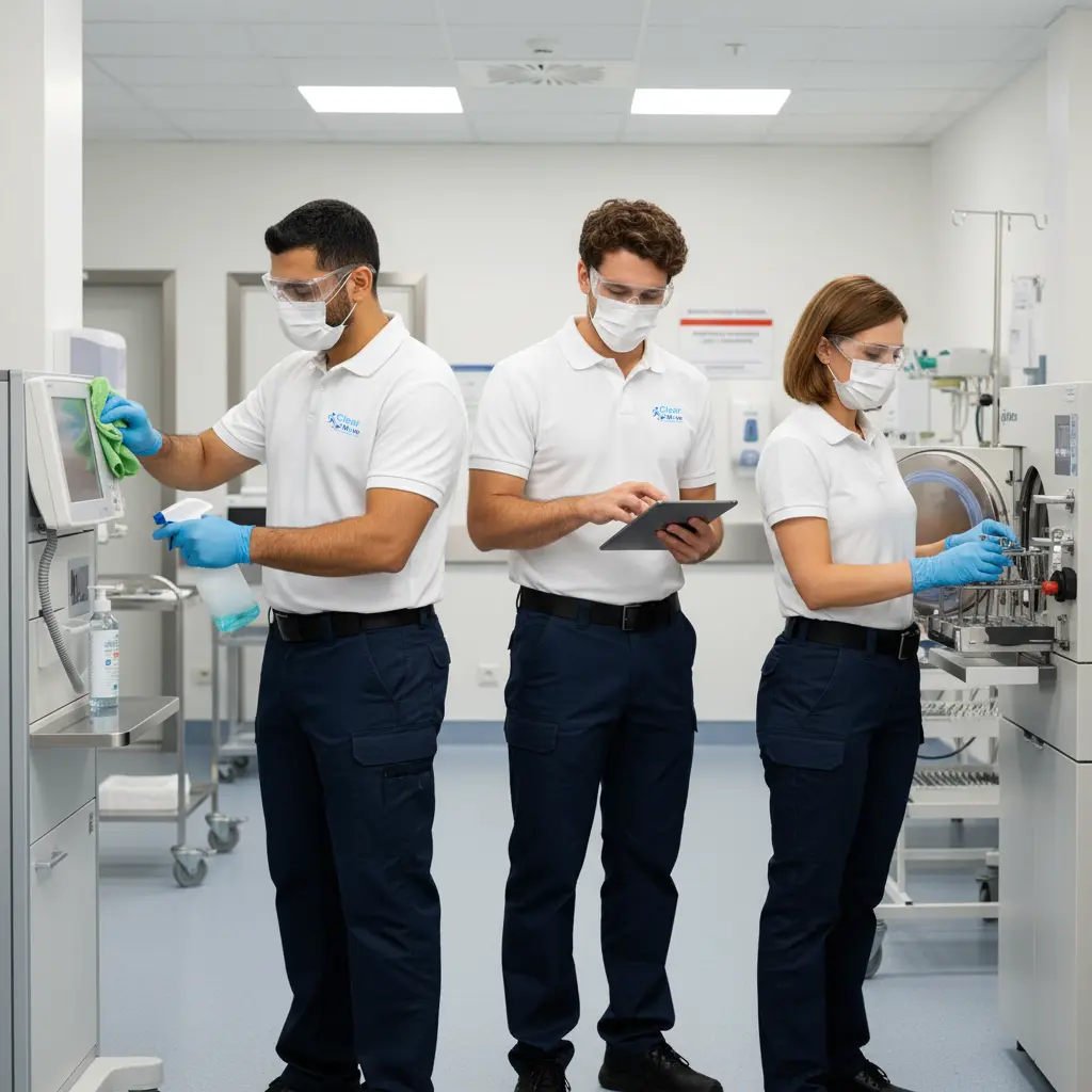 Desinfektion und Hygienemanagement in medizinischen Einrichtungen – Reinigung von Kontaktflächen und hygienerelevanten Bereichen