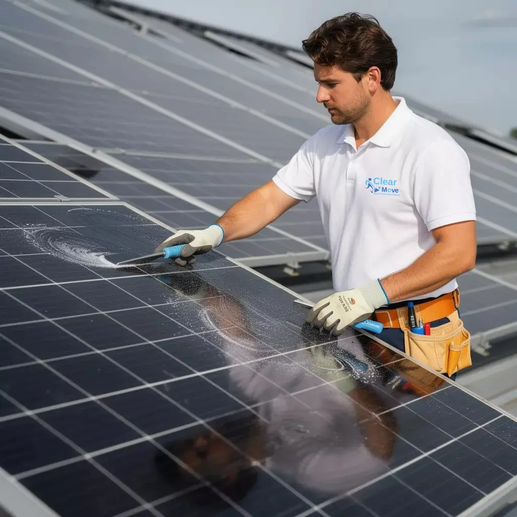 Solarplatten Reinigung