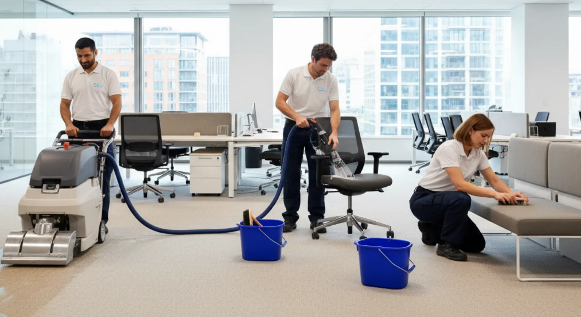 Teppichshampoonieren und Polstermöbelreinigung in Eschborn und Frankfurt am Main – professionelle Reinigung, Fleckentfernung und Geruchsneutralisierung durch Clear Move Glas & Gebäudereinigung.